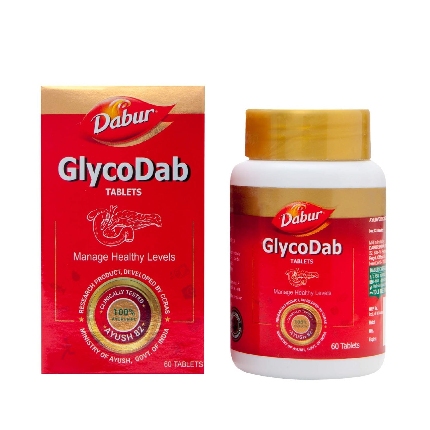 Dabur GlycoDab - 60 Tablets - 60 tabs