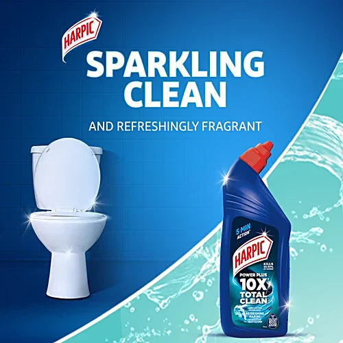Harpic Disinfectant Toilet Cleaner Liquid - Refreshing Marine, 500 ml