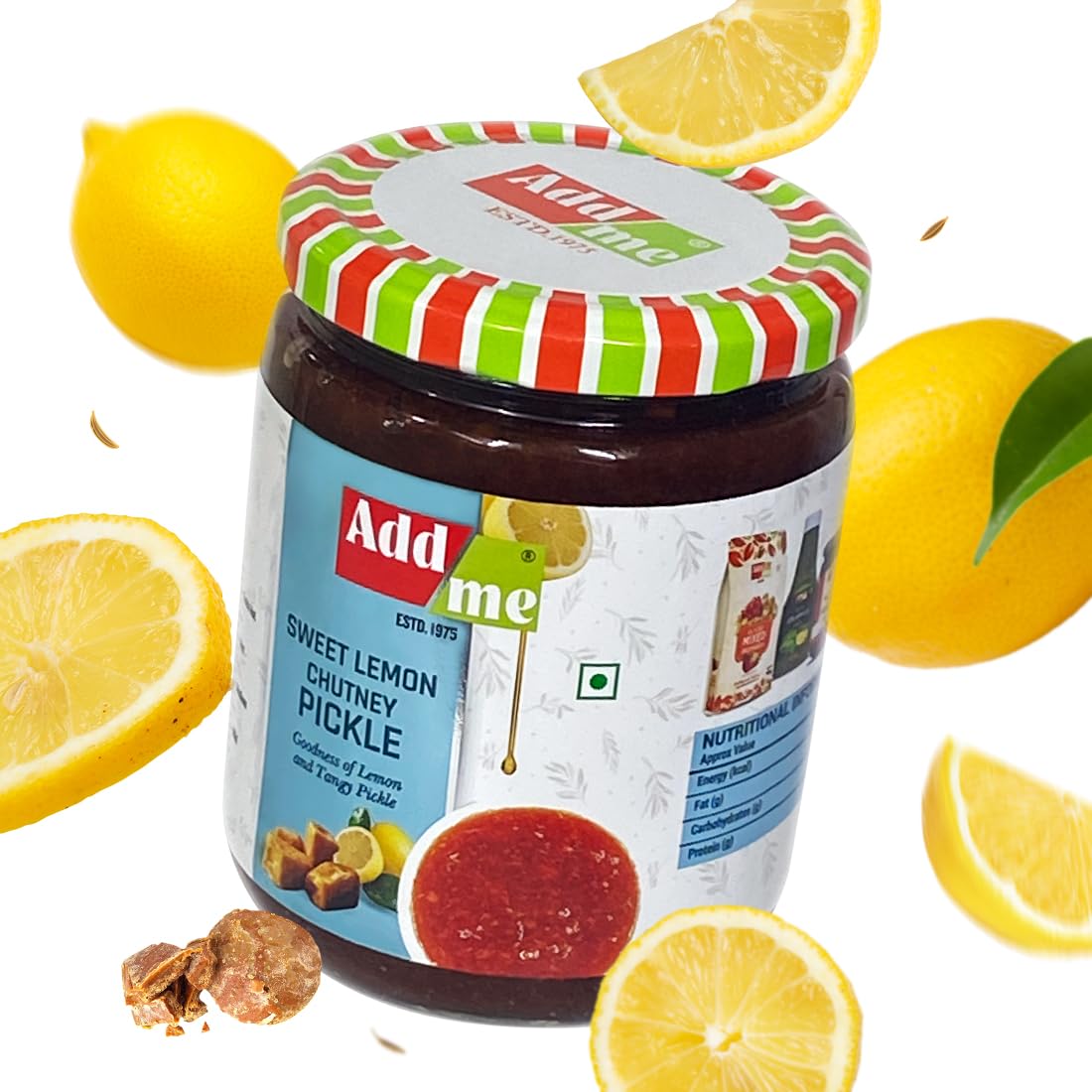 Add Me Sweet Lemon Chuntney Pickle - 600 gm