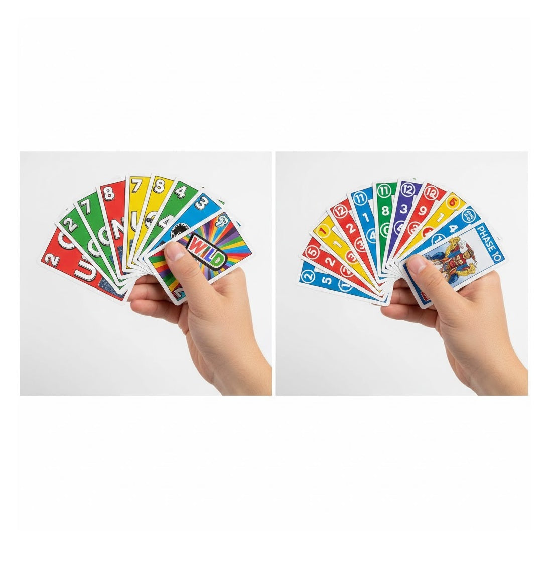 UNO Wild & UNO Phase 10 Card Game  Play with friends and family