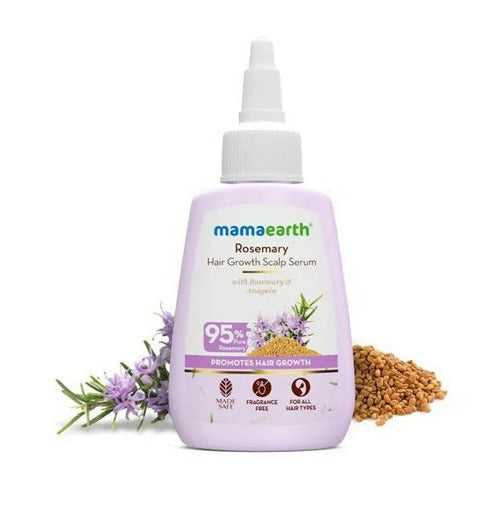 Mamaearth Rosemary Hair Growth Scalp Serum with 95% Pure Rosemary Oil - 50 ml