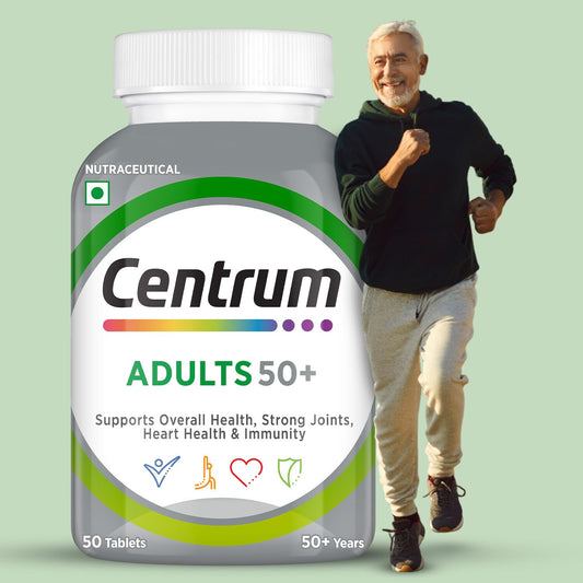 Centrum Adults 50+ Multivitamin Tablet for Men & Women,50 tablets