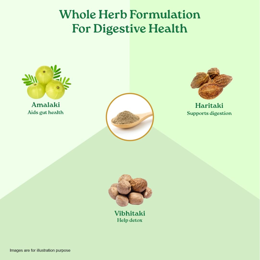 Organic India Triphala Veg 60 Capsule | Eases Constipation & Supports Digestion