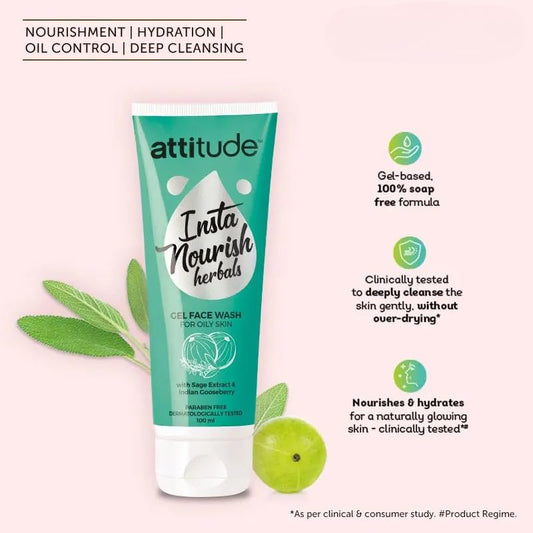 Amway Insta Nourish Herbals Gel Face Wash