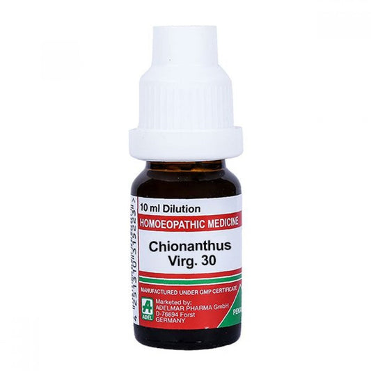 Adel Germany Homeopathic Chionanthus Dilution 10ml for headache constipation