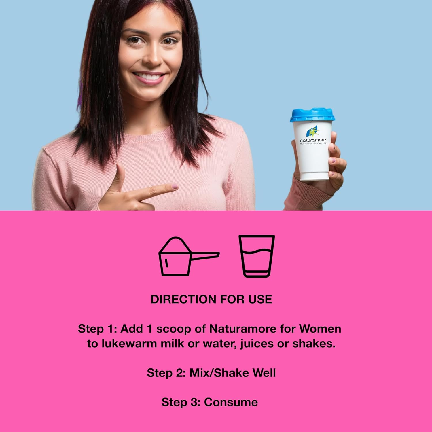 Naturamore Women's Protein Powder | French Vanilla | 400 g
