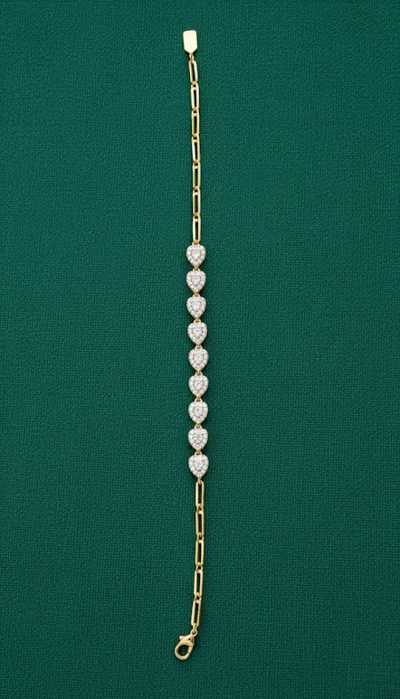 The "Everlasting Love" Heart Link Anklets