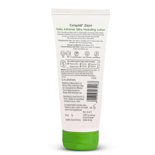 Cetaphil DAM Daily Advance Ultra Hydrating Lotion - 30 gm