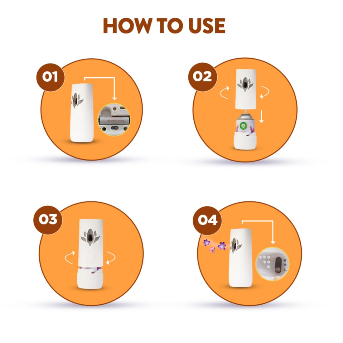 Air Wick Lemon & Orange Blossom - 250 ml - Freshmatic Automatic Air Freshener Refill