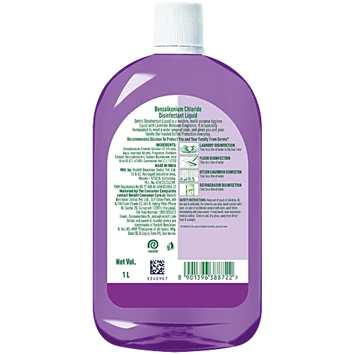 Dettol Lavender Blossom Disinfectant Liquid, 1 L