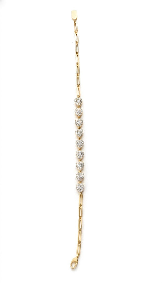 The "Everlasting Love" Heart Link Anklets