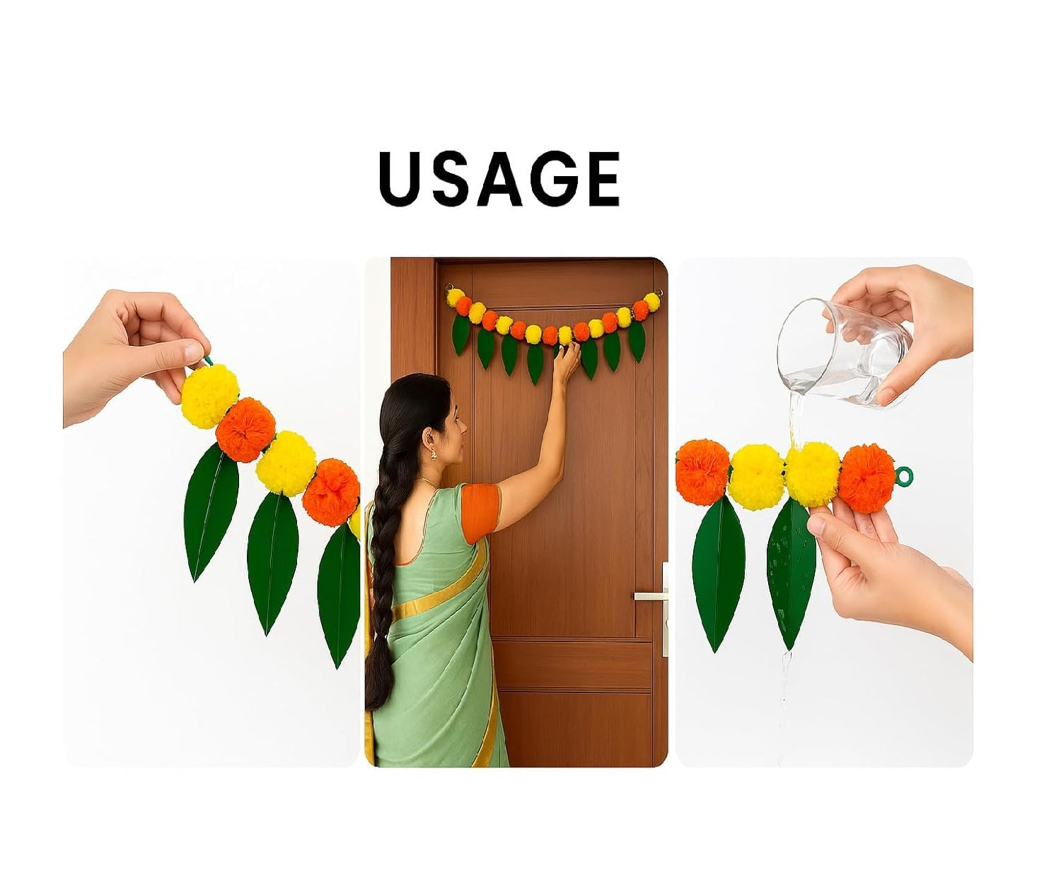 Collectibles India Toran/ Bandhanwar (Multicolour)