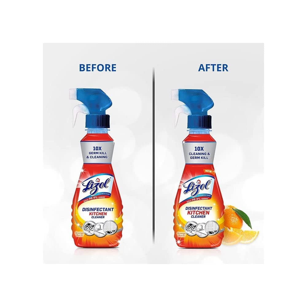 Lizol Kitchen Power Cleaner Liquid Spray - 250ml
