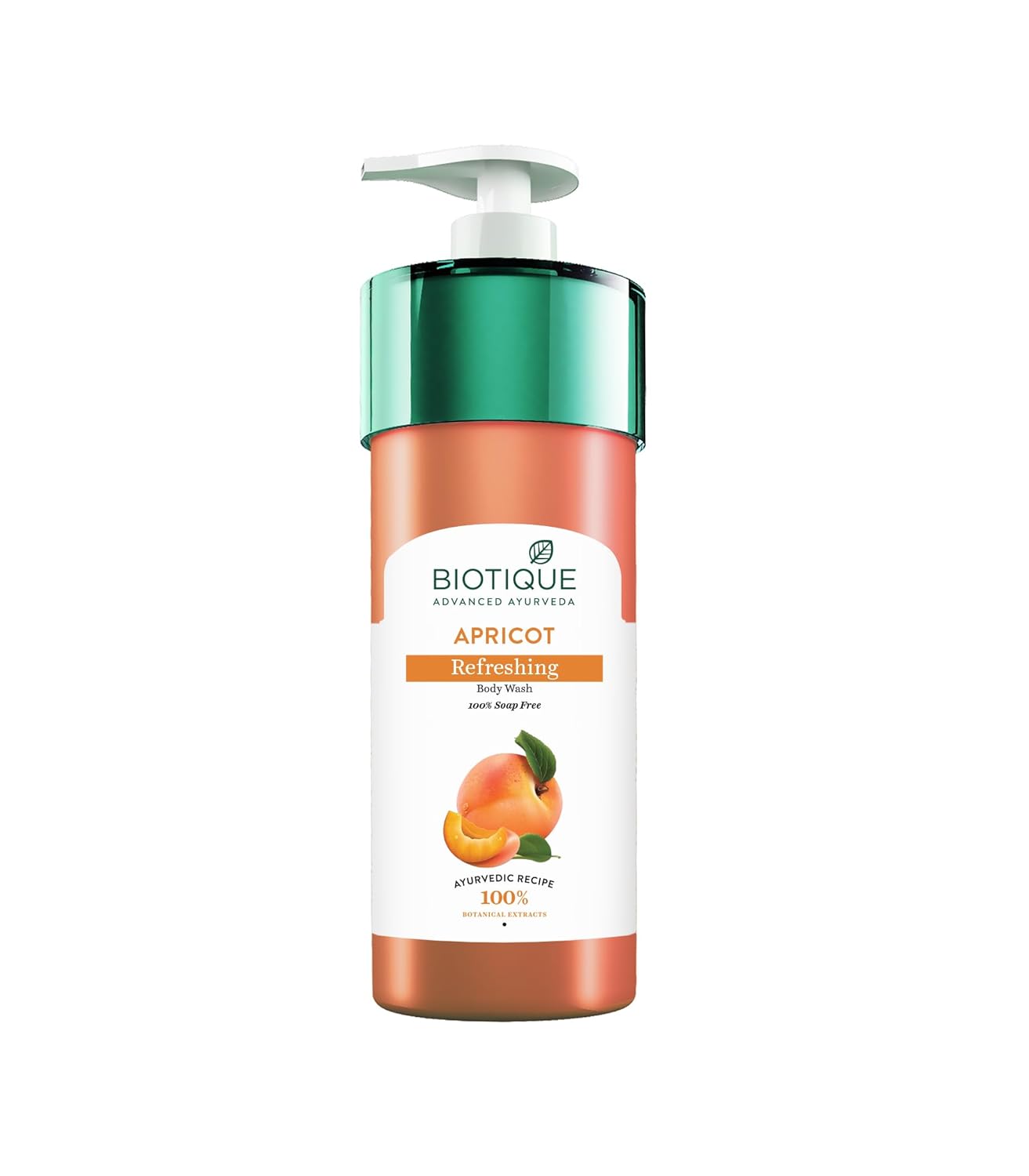 Biotique Bio Apricot Refreshing Body Wash | Keeps Skin Fresh and Clean | Suitable for All Skin Types | 800ml