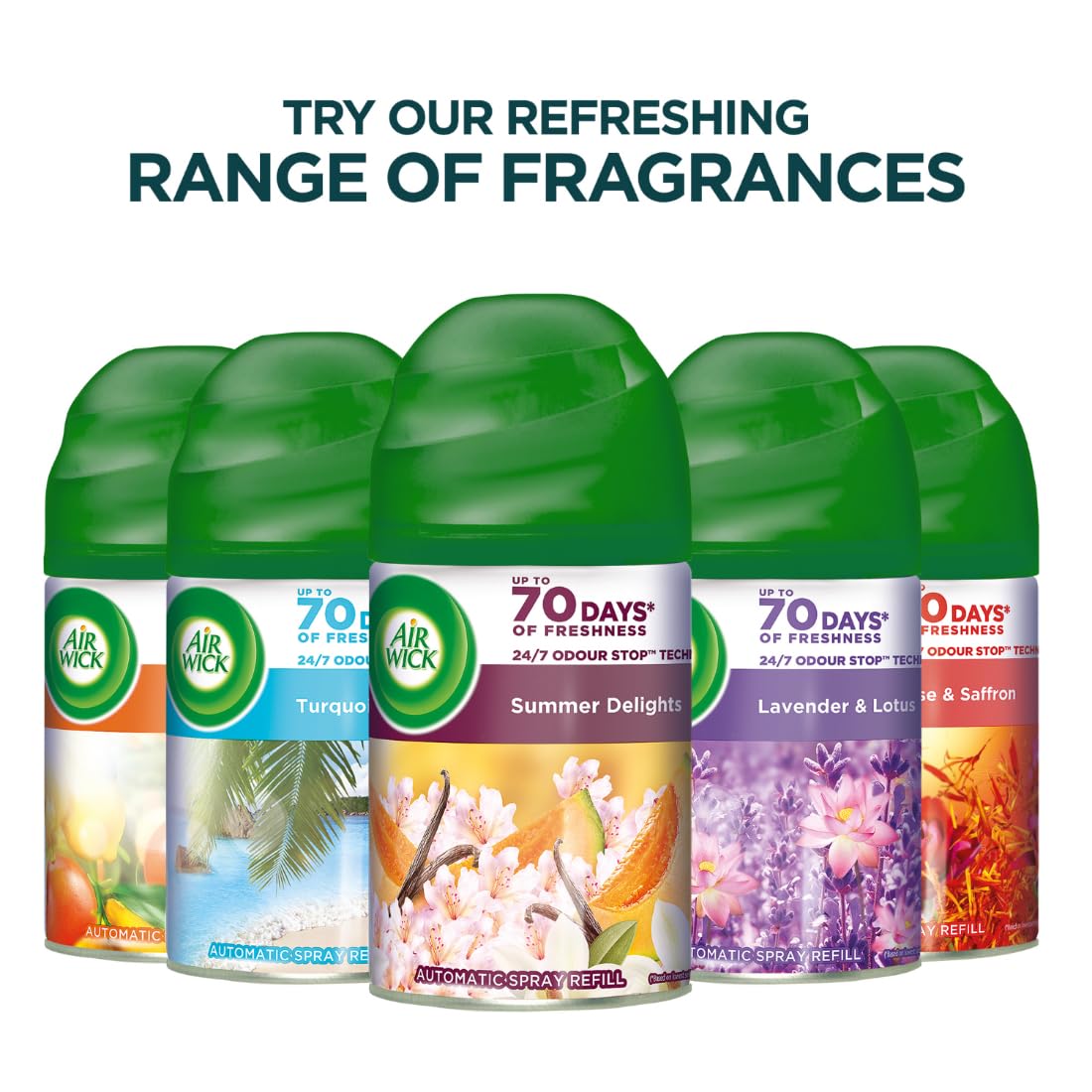 Air Wick Lemon & Orange Blossom - 250 ml - Freshmatic Automatic Air Freshener Refill