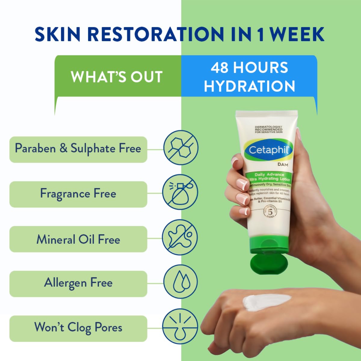 Cetaphil DAM Daily Advance Ultra Hydrating Lotion - 30 gm