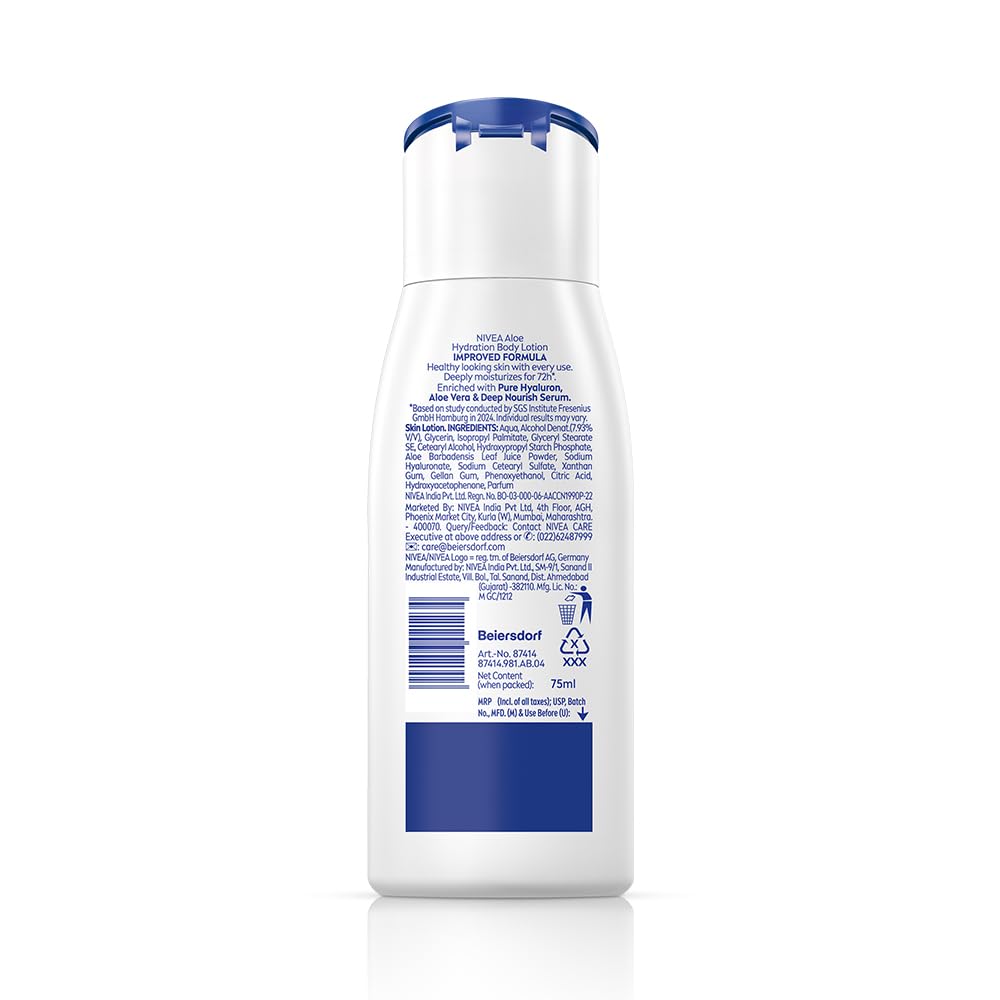 Nivea Body Lotion Aloe Hydration 48h - 75 ml