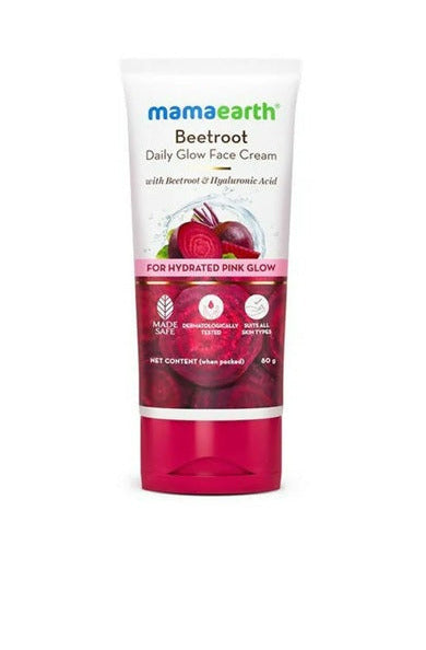 Mamaearth Beetroot Daily Glow Face Cream With Beetroot & Hyaluronic Acid - 80 gm