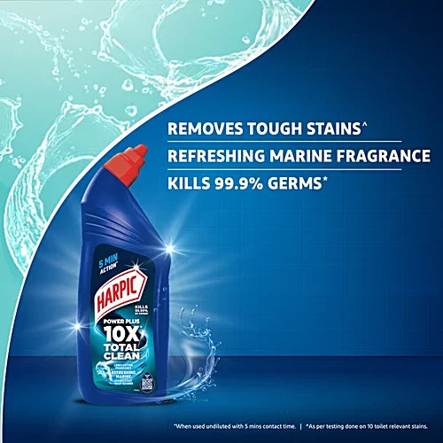 Harpic Disinfectant Toilet Cleaner Liquid - Refreshing Marine, 1 L