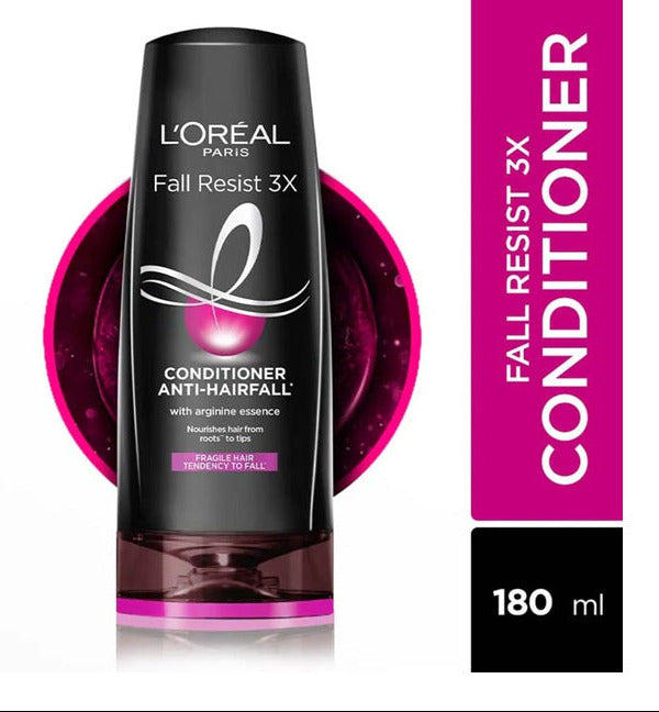 LOreal Paris Fall Resist 3X Anti-Hair Fall Conditioner - 180 ml