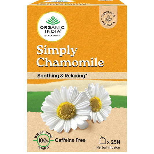 Organic India Simply Chamomile Infusion, 25 Tea Bags