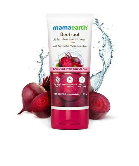 Mamaearth Beetroot Daily Glow Face Cream With Beetroot & Hyaluronic Acid - 80 gm