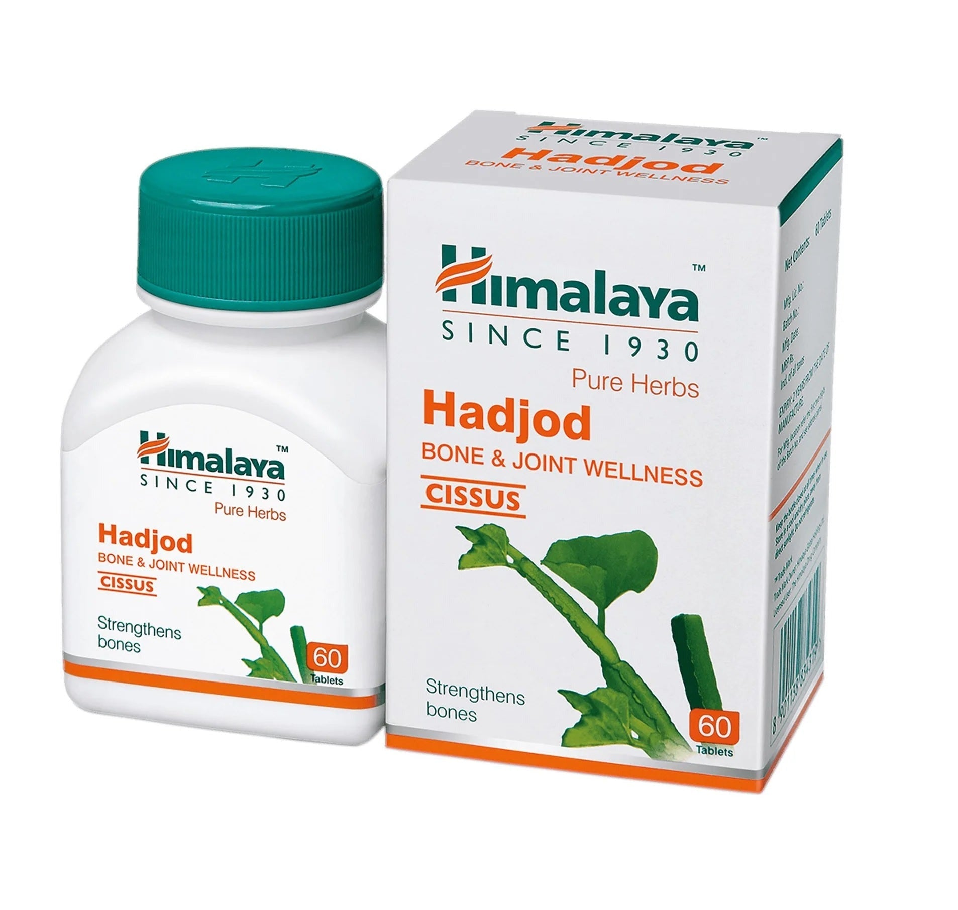 Himalaya Herbals - Hadjod Bone & Joint Wellness - Pack of 1 - 60 tabs