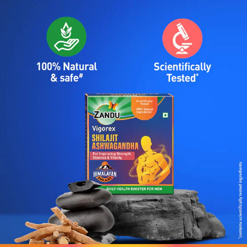 Zandu Vigorex SJ Ashwagandha Capsules - 60 caps