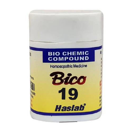 Haslab Homeopathy Bico 19 Biochemic Compound Tablets - 20 gm