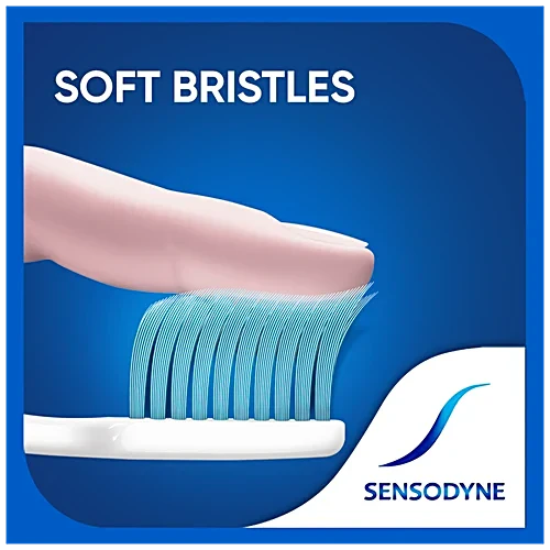 Sensodyne Sensitive Toothbrush - With Soft Rounded Bristles, 4 pcs