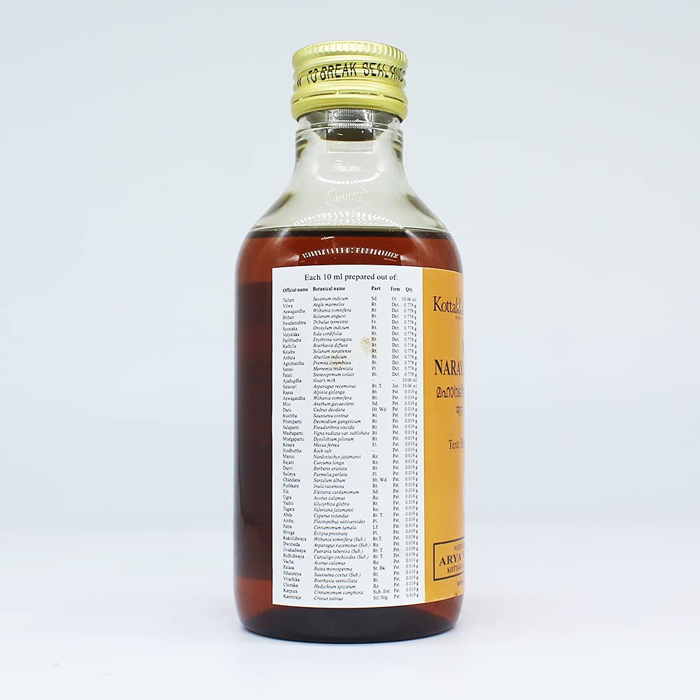 Kottakkal Ayurveda Maha Narayana Tailam - 200 Ml, Useful For Joints & Bone