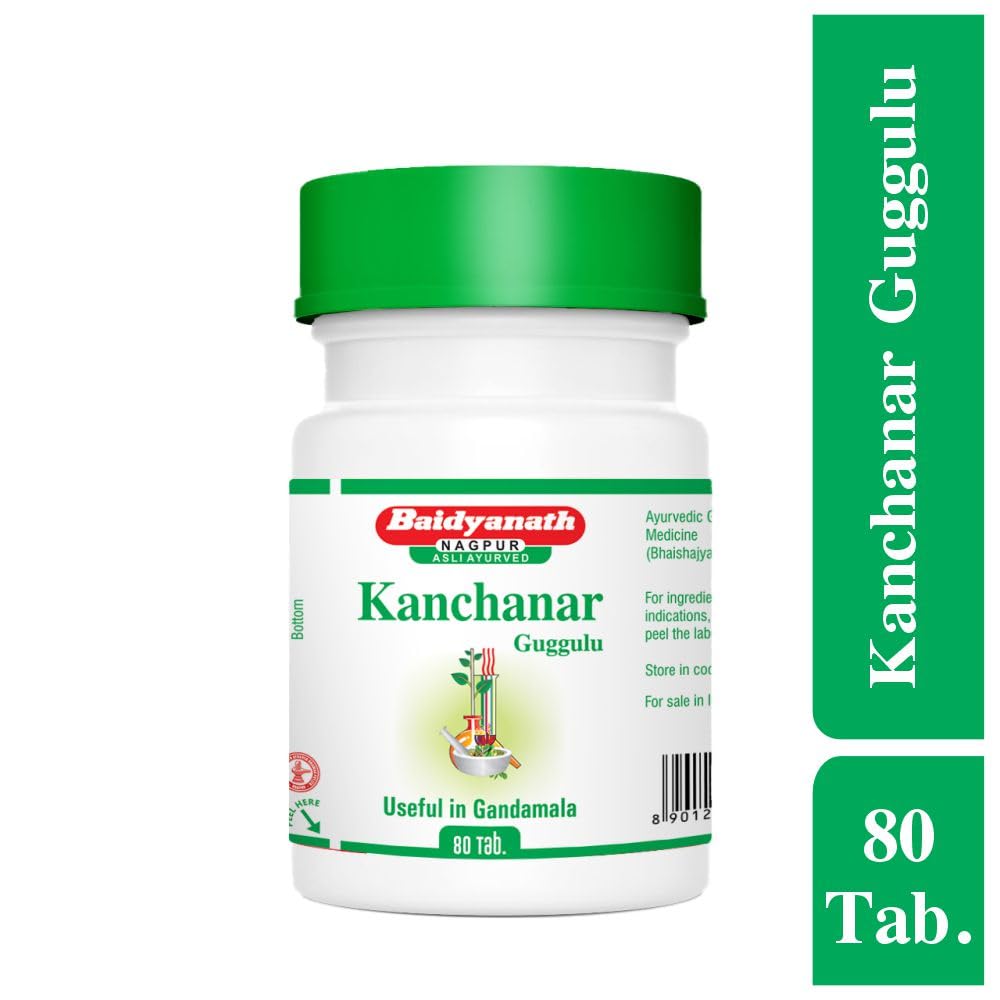 Baidyanath Nagpur Kanchanar Guggulu - 80 Tabs