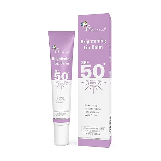 Fixderma 4% Kojic Acid Brightening Lip Balm SPF 50+ - 15 ml