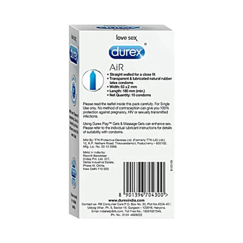 Durex Durex Air Ultra Thin Condom, 10 condoms