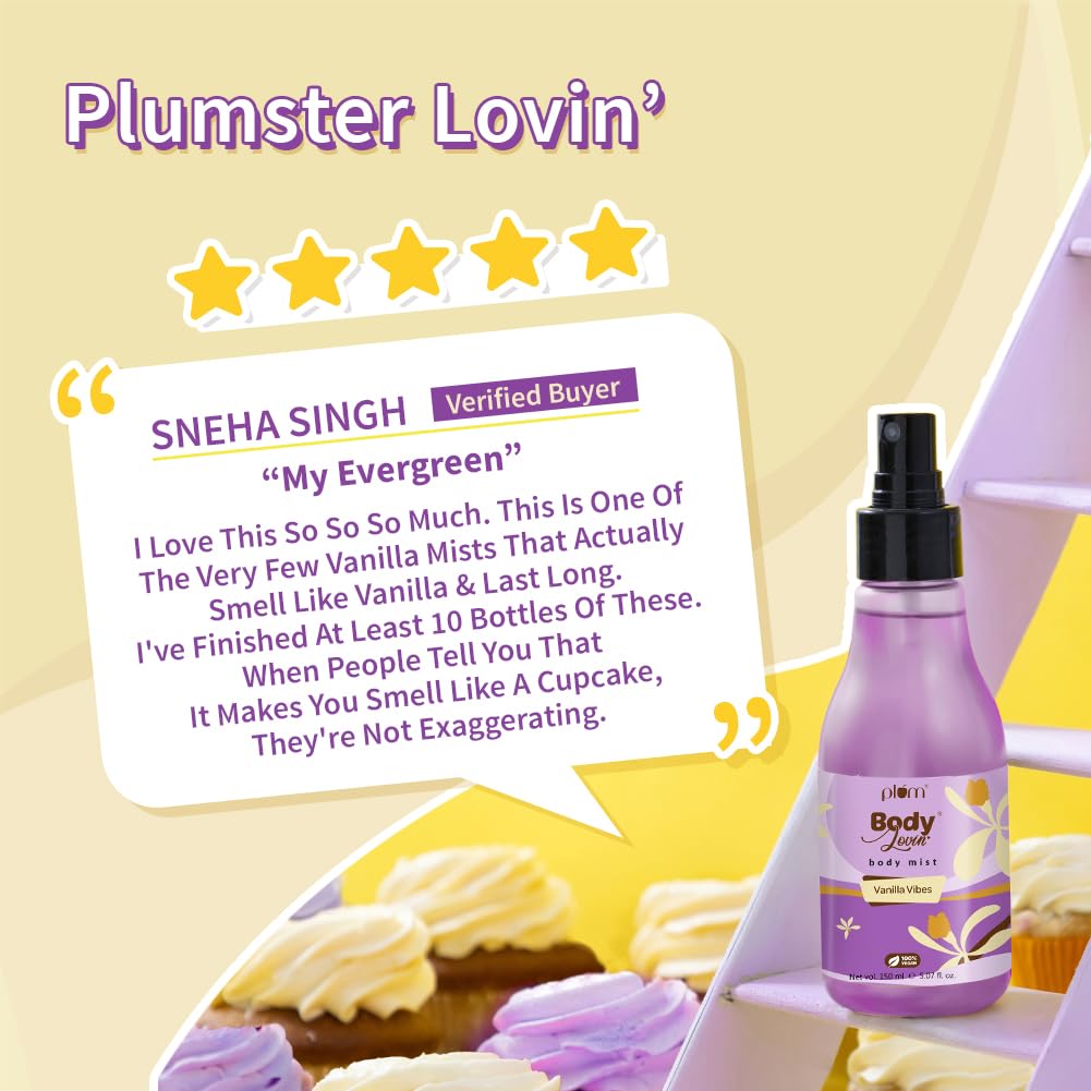 Plum BodyLovin Vanilla Vibes Body Mist - 100 ml