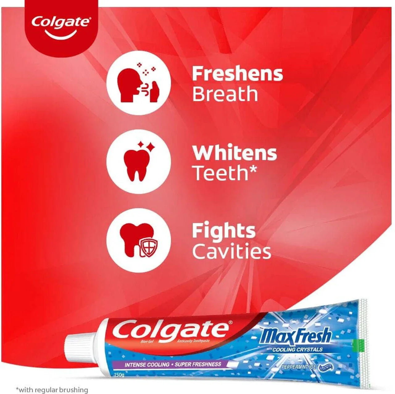 Colgate maxfresh Blue Gel Paste with Menthol for Super Fresh Breath Toothpaste - 300gm