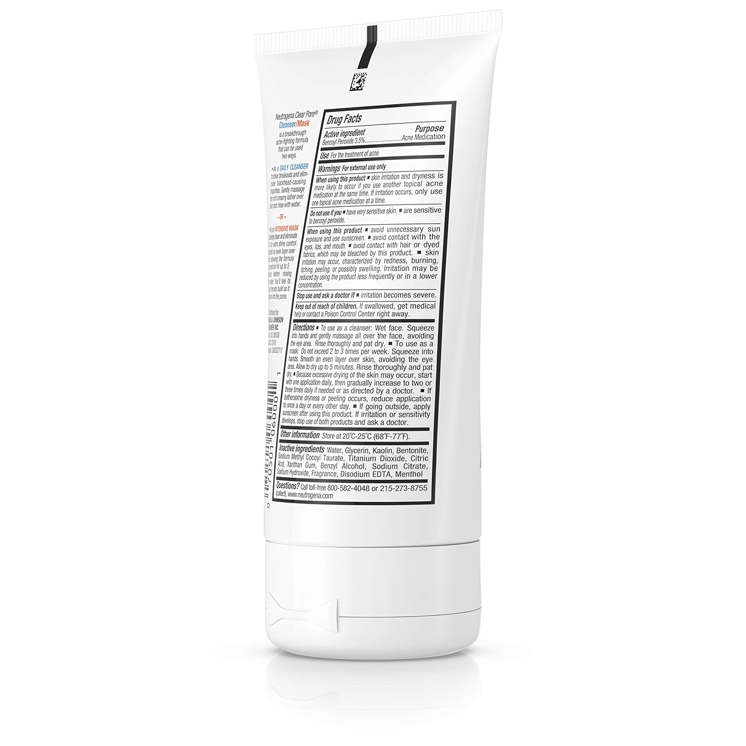 Neutrogena Clear Pore Cleanser Mask - 125 ml