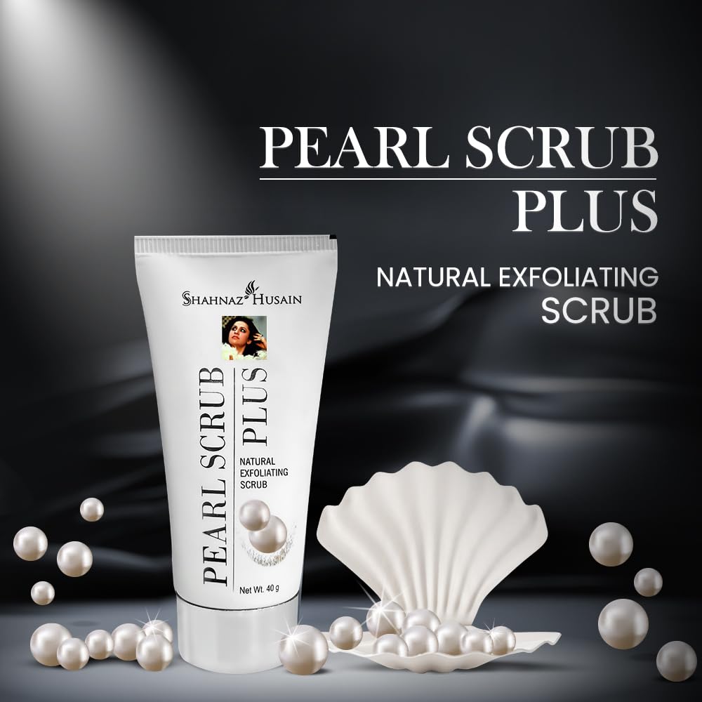 Shahnaz Husain Pearl Scrub Plus (Natural Exfoliating Scrub) - 40 gm