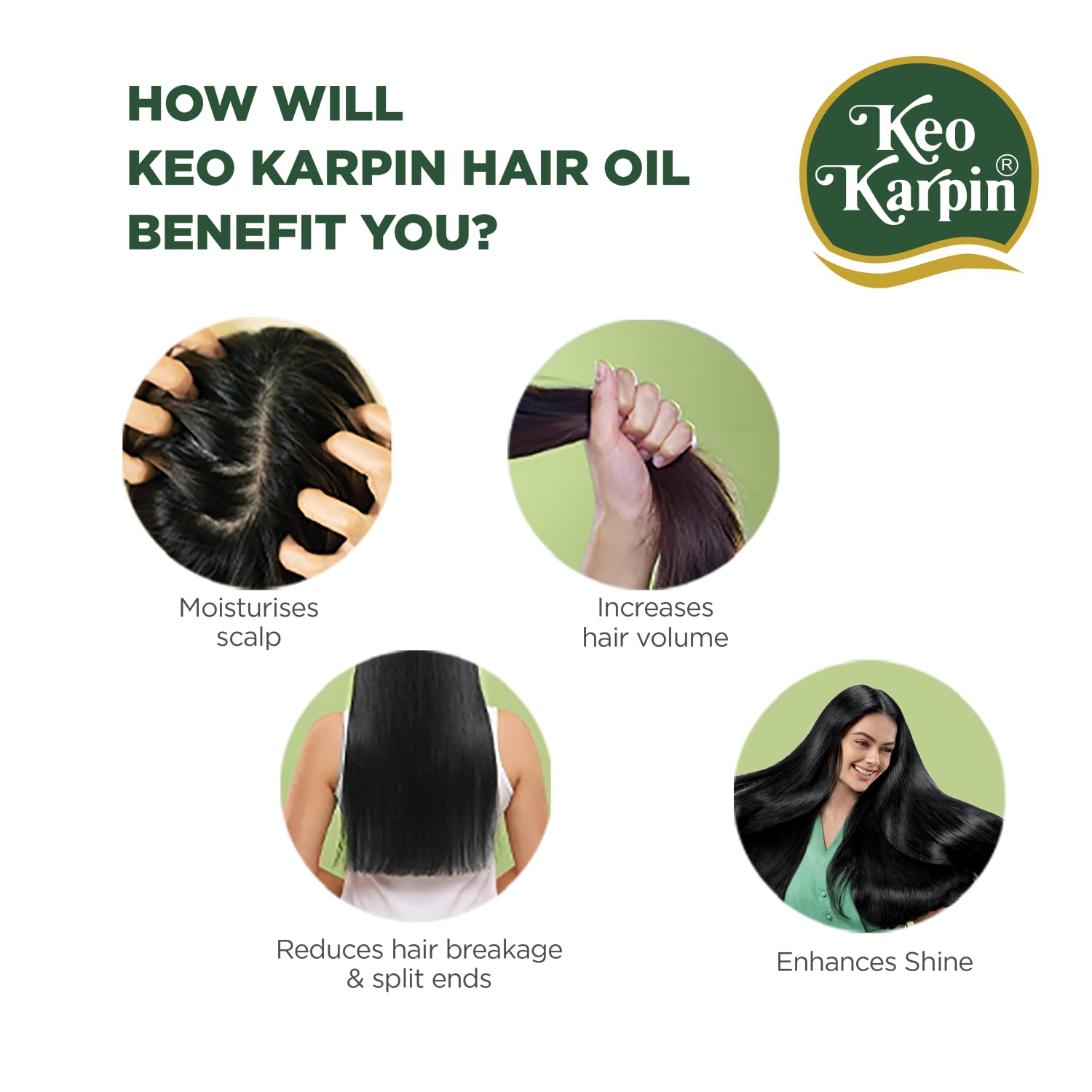 Keo Karpin Hair Oil |Non-Sticky Hair Oil