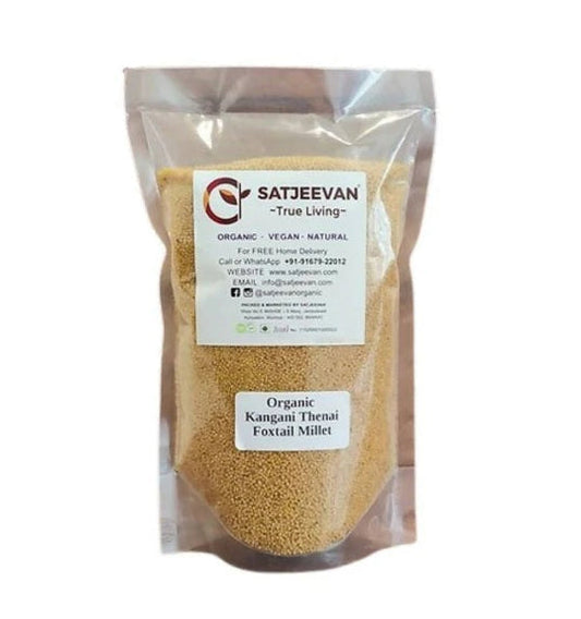 Satjeevan Organic Kangani Foxtail Millet - 500 gm