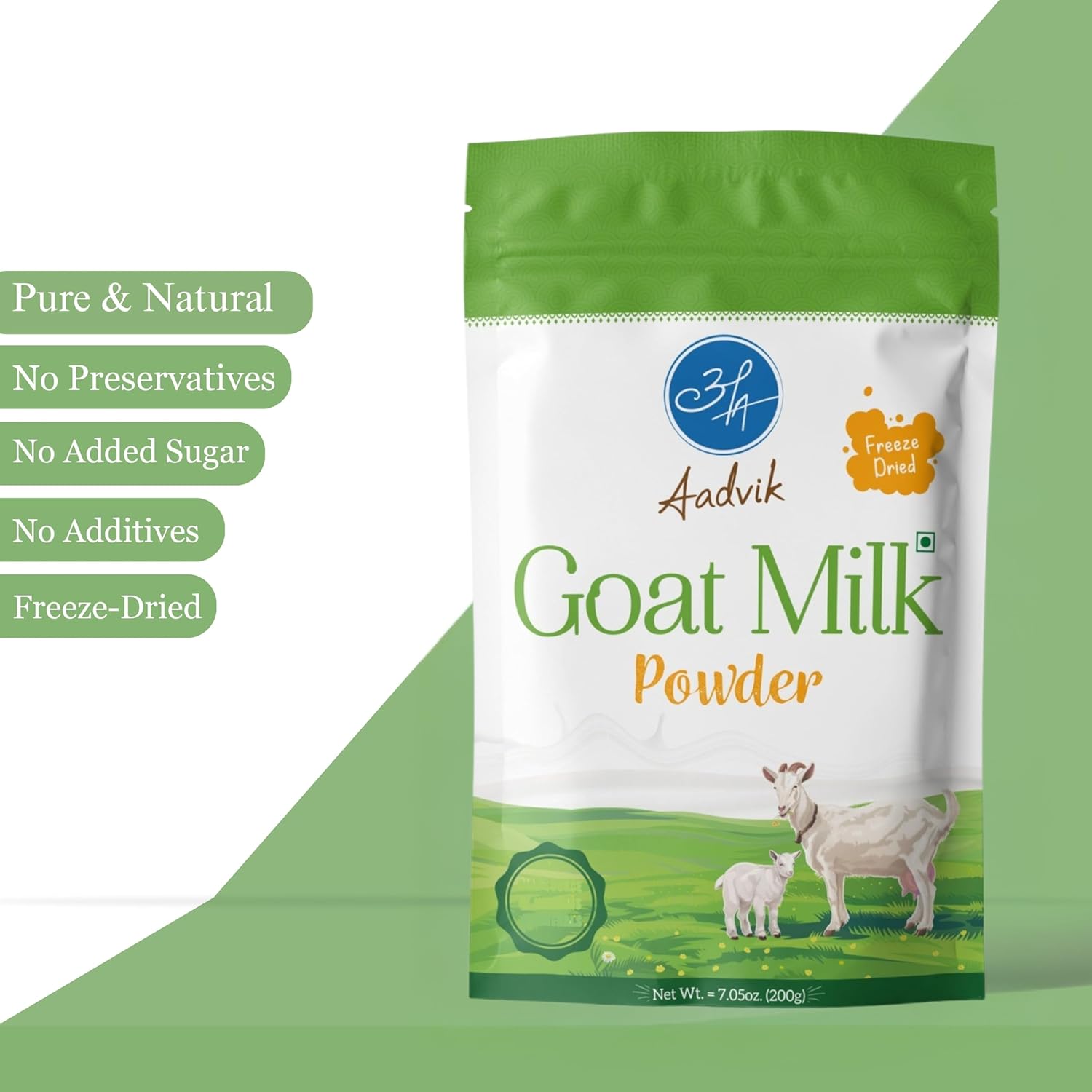 Aadvik Goat Milk Powder - 200 Gm