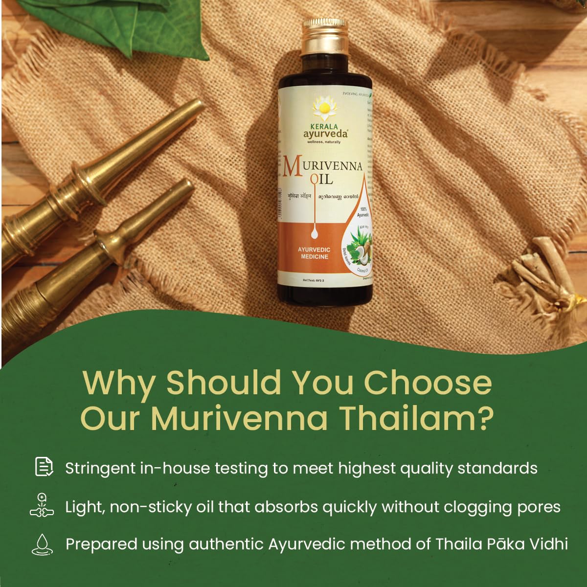 Kerala Ayurveda Murivenna Thailam - 200 ml