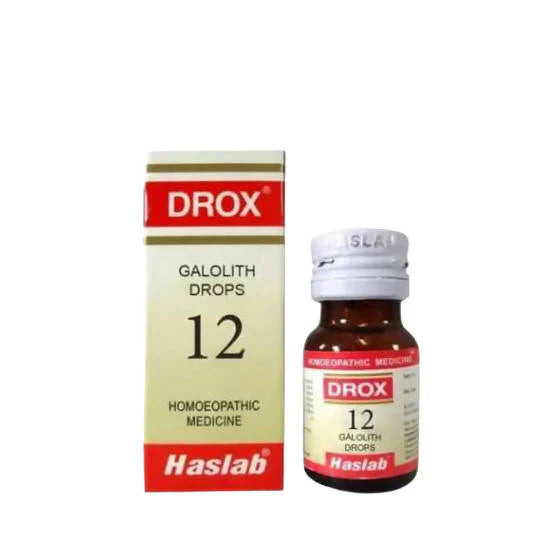 Haslab Homeopathy Drox 12 Galolith Drops - 30 ml