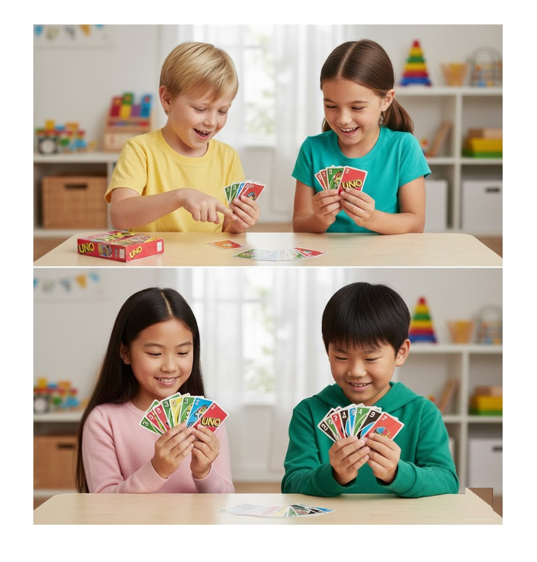 UNO Wild and UNO Red Card Game Combo