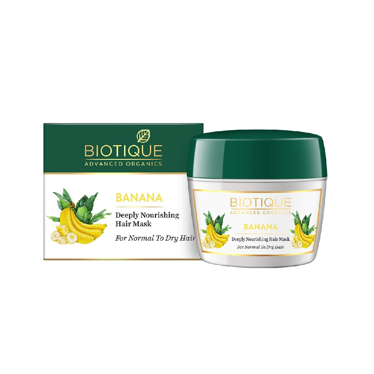 Biotique Banana Deeply Nourishing Hair Mask| Enriched with Natural Banana Extracts | Helps Strengthen, Hydrate & Smooth Normal to Dry Hair | 175g