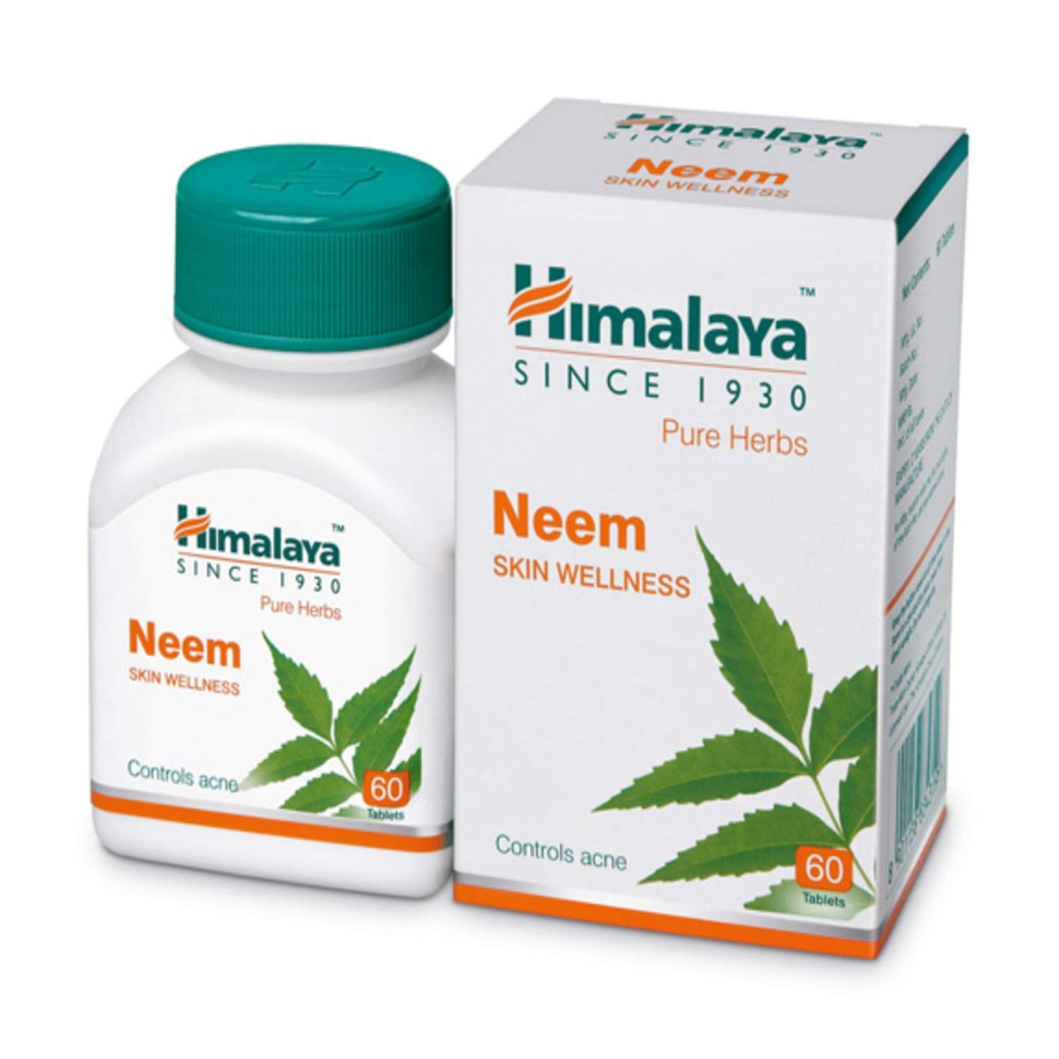 Himalaya Wellness Pure Herbs Neem Skin Wellness - 60 tabs - Pack of 1