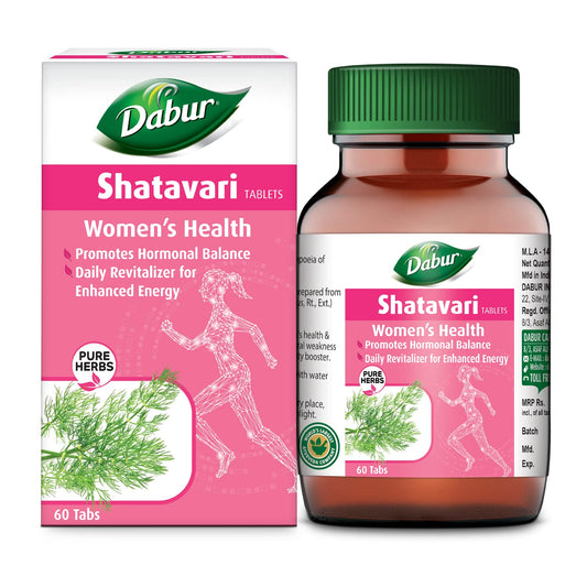 Dabur Shatavari Tablets For Women's Health - 60 tabs