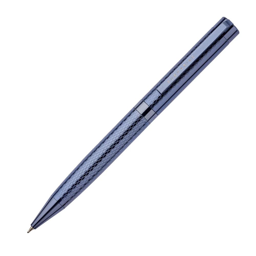 Submarine 1011 Blue Plate Textured Design Premium Ball Pen