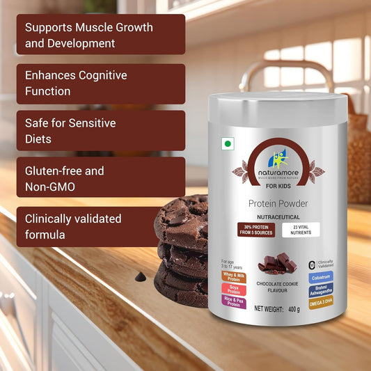 Naturamore For Kids Chocolate Cookie Flavour- 400Gm