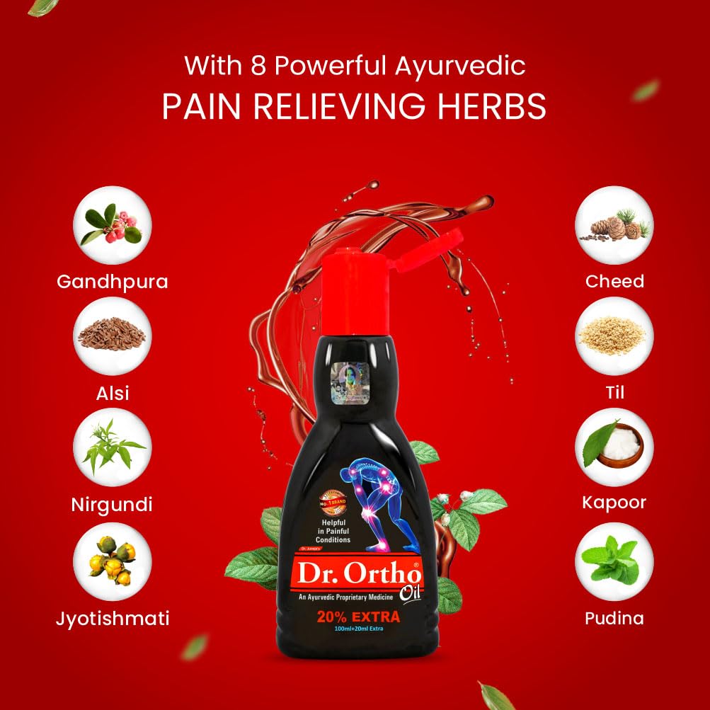 Dr.Ortho Oil For Joint Pain, Neck Pain, Knee Pain, Muscle Pain-60ML